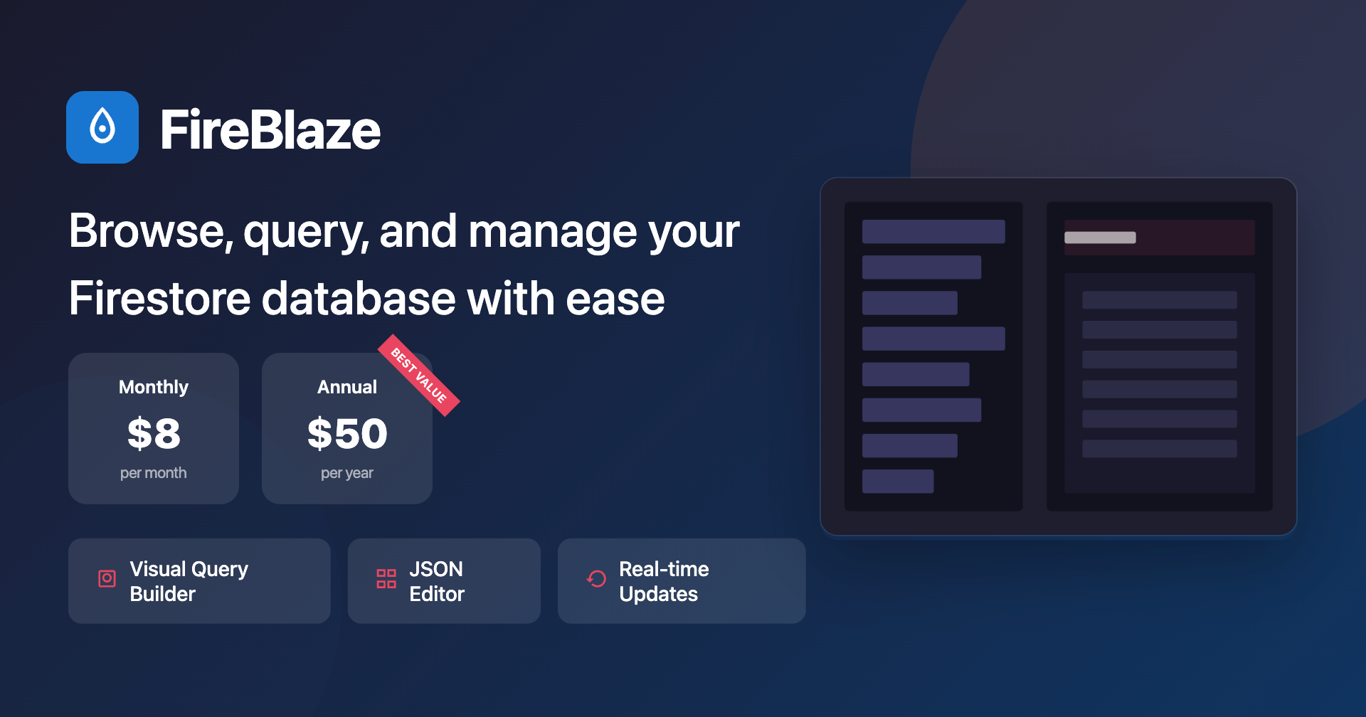 FireBlaze - Modern Firestore Client